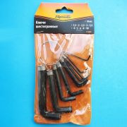 Набор ключей имбусовых,10 предметов на кольце