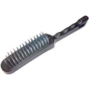 Щетка метал., стальная,с пластмас 6 ряд.