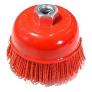 Щетка для УШМ «чашка» 75 мм, НЕЙЛОН М14