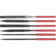 Набор надфилей  4*160мм обрезинненые ручки 6шт