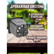 Горшочек д/рассады пласт. 500мл. квадратный