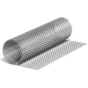 Сетка ЦПВС 10 х 5 х 0,5мм. цинк  /0,50 х 5,0/ 2,5м2/