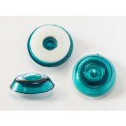 Термошайба с прокладкой  для сотового поликарбоната бирюза 40мм 25шт/упак