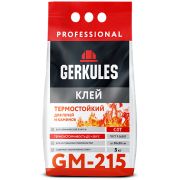Клей Термостойкий  GМ-215.  5,0 кг. п/э пакет/Геркулес/4/144/