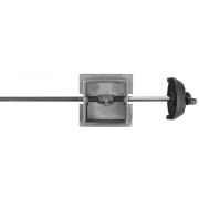 Задвижка поворотная ЗВП-6 (окрашенная накладка+ручка)