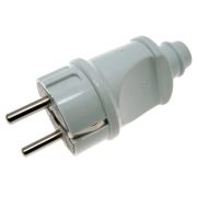 Вилка Универсал с/з 16А белая А101