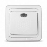 Выключатель Марс 1 кл с подсв с/у В0121/10 шт/