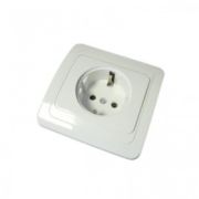 Розетка Марс  с/з с/у в0028