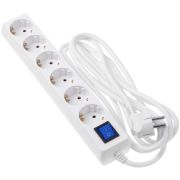 Сетевой фильтр SMARTBUY 5гн 3м ПВС 3*0,75 черный