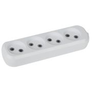 Розетка-Колодка 4-м о/у б/з 10А