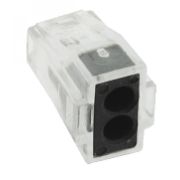 Колодка клеммная СМК 102, 2-отверстия 1,0 - 2,5 мм2 /100/