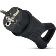 Вилка Универсал Влагозащ. с/з каучук 16А