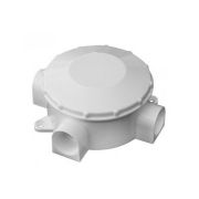 Коробка распределительная 3-х рожковая Белая