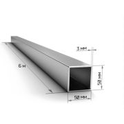 Труба профильная 50 х 50 х 2,0мм  6м. ГОСТ13663